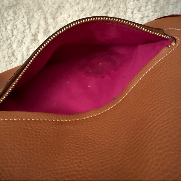 Kate Spade Foster Crossing Medium Satchel with Multi-strap Handles in Cognac - Picture 15 of 15